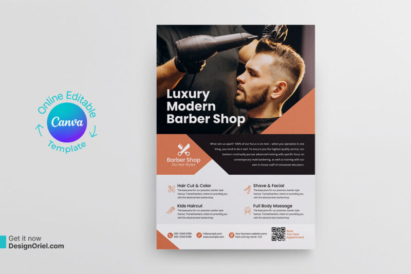 Barbershop-flyer-design-canva-template-5